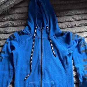 PINK Victoria's Secret Blue Hoodie